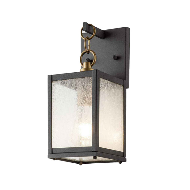 Dome Collection - 1 Light - Wall Sconce - Gold Paint & Matte Black - H:44cm
