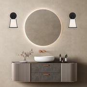 Kendal Collection - Wall Sconce - Matte Black Frame