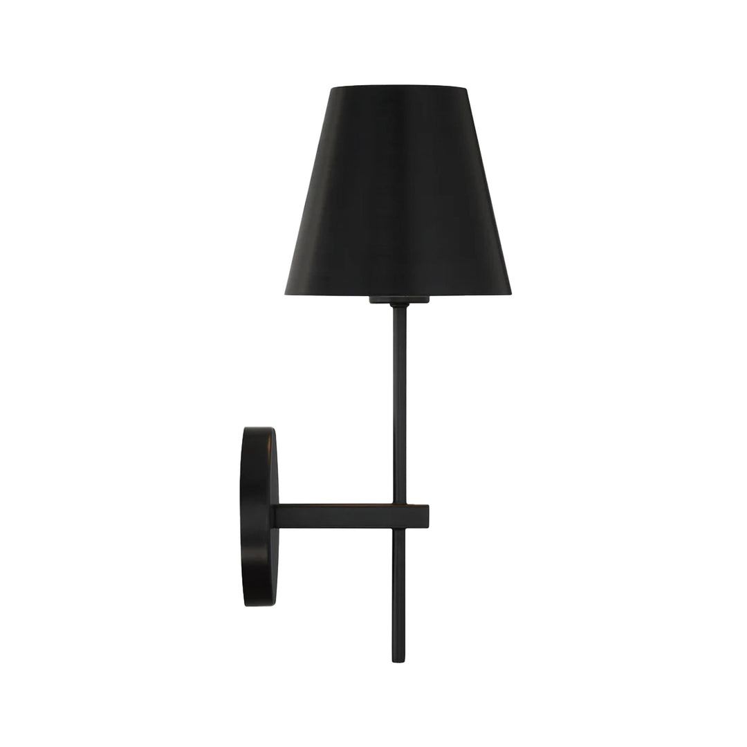 Keenan Collection - 1 Light - Wall Sconce - Matte Black Frame