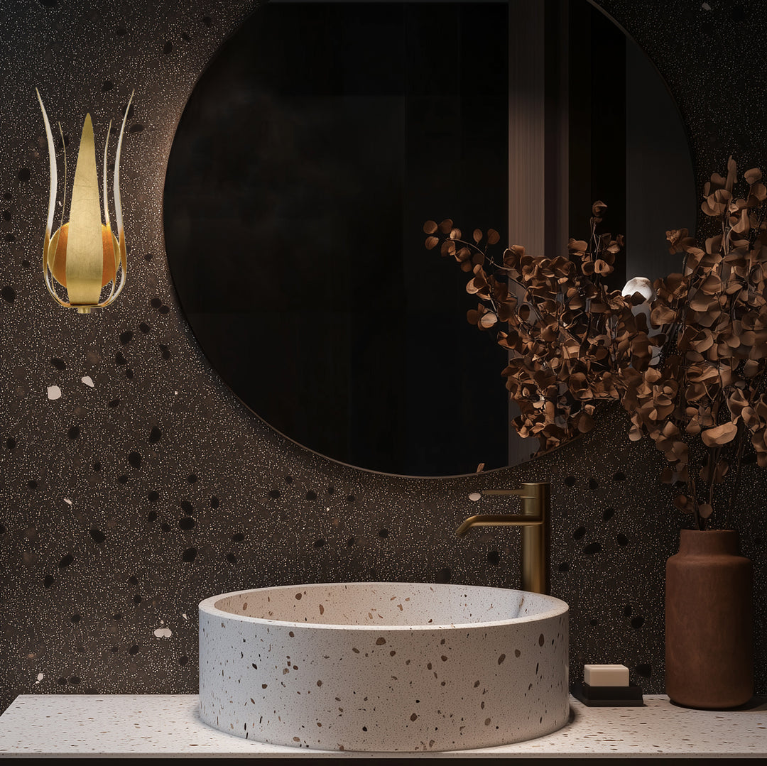 Laurel Collection - 1 Light Wall Sconce - Antique Gold