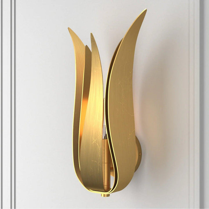 Laurel Collection - 1 Light Wall Sconce - Antique Gold