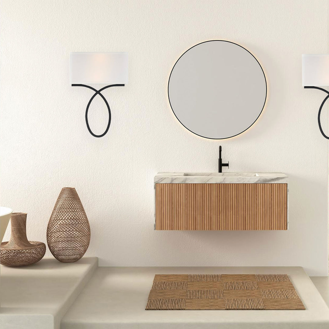 Brielle Collection - Wall Light - Matte Black