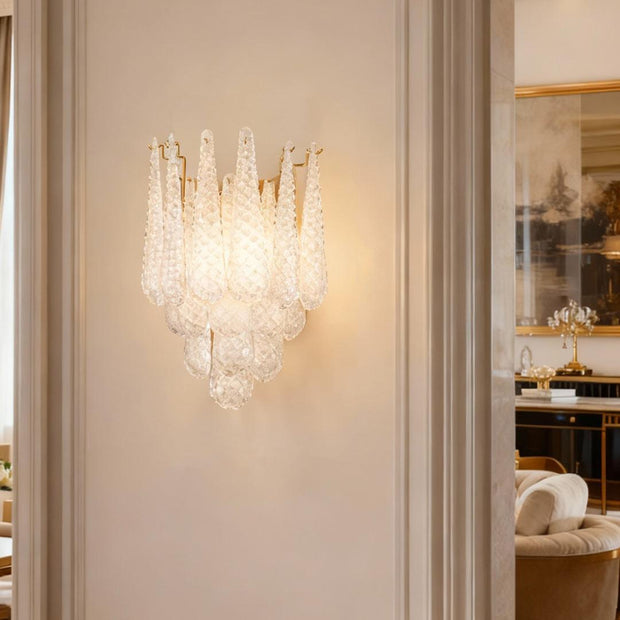 Libby Collection - 2 Lights Wall Sconce - Clear