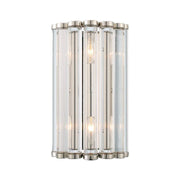 Luna Collection - Polished Nickel Wall Sconce