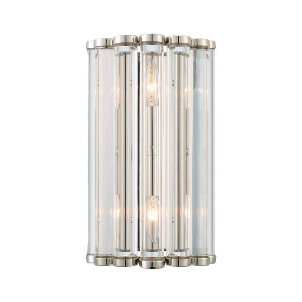 Luna Collection - Polished Nickel Wall Sconce