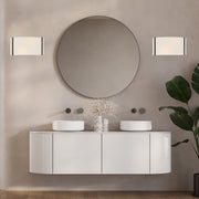 Kendal Collection - Wall Sconce - W:33cm - Matte Black Frame