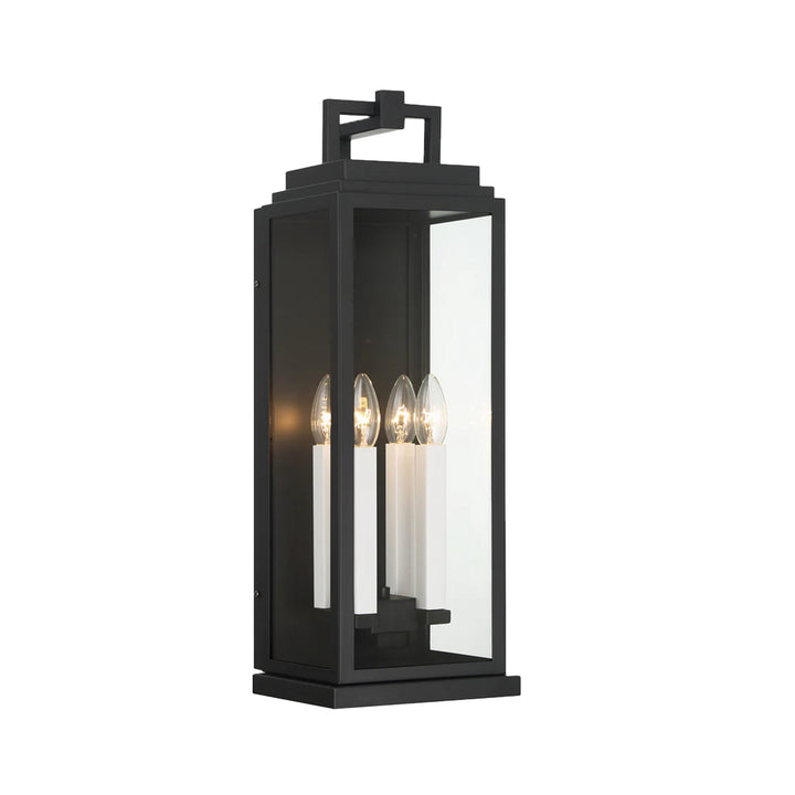 Atlas Collection - 4 Light - Wall Sconce - Matte Black - H:57.3cm