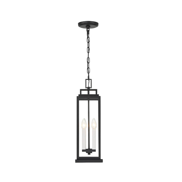 Atlas Collection - 4 Light - Chandelier - Matte Black - W:16.5cm