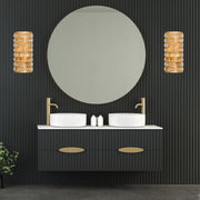 Belle Collection - Gold Wall Sconce