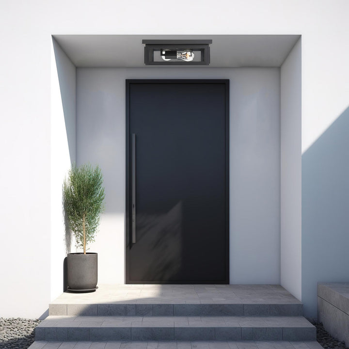 Capsule Collection - Flush Mount Chandelier - Matte Black - W:32cm