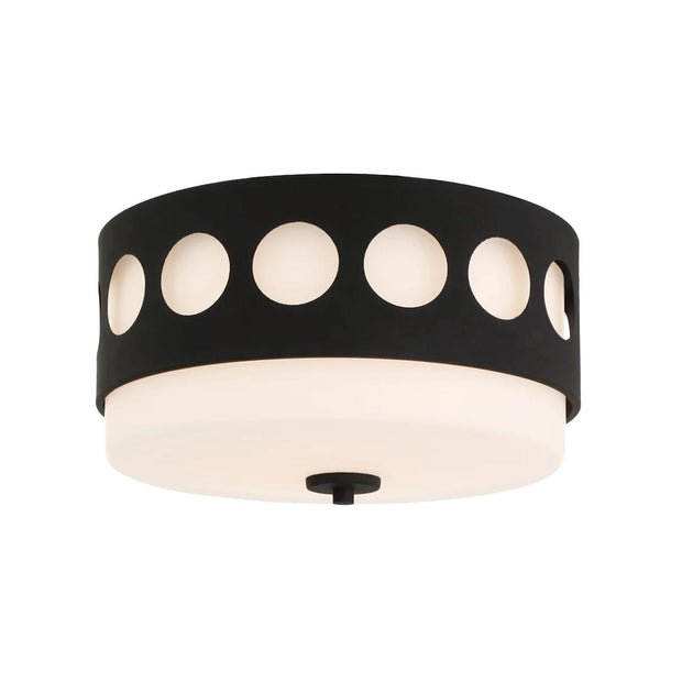 Luxo Collection Flush Mount - Matte Black