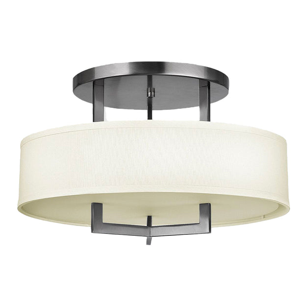 Bowery Collection - Flush Mount - Antique Nickel