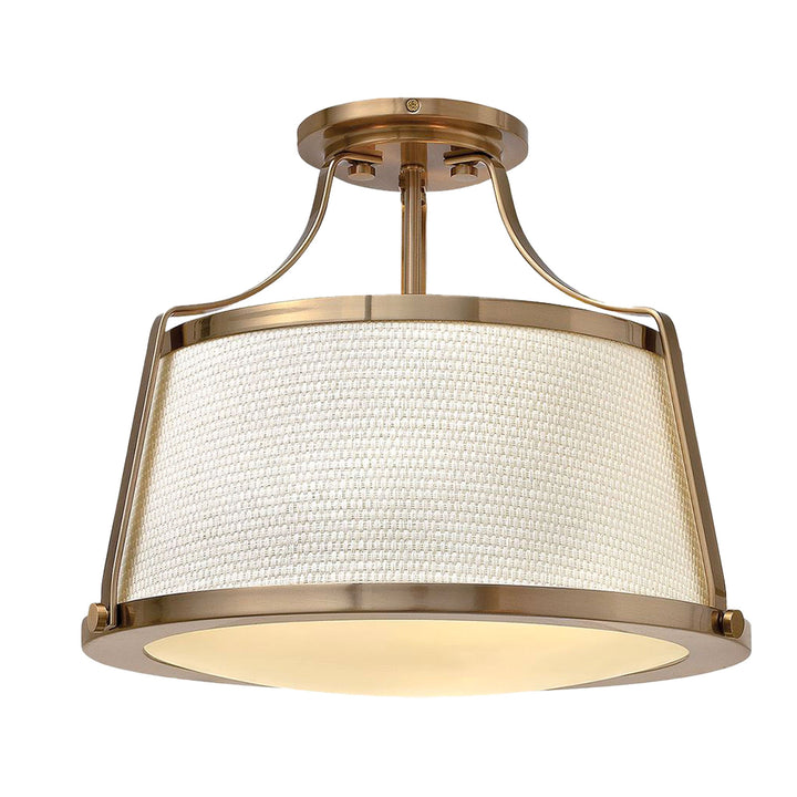 Chance Collection - Flush Mount - Satin Brass