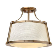 Chance Collection - Flush Mount - Satin Brass