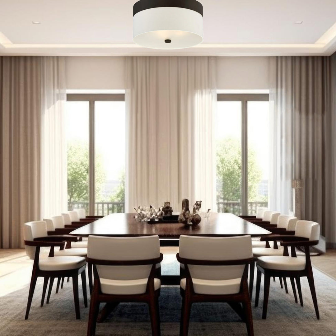 Jennings Collection - Flush Mount - Dark Bronze