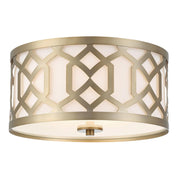 Niles Collection - Flush Mount - Satin Brass