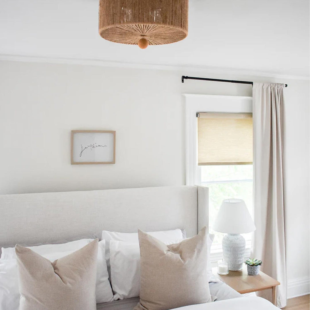 Karina Collection - Flush Mount - Rattan