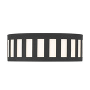 Kirby Collection - Flush Mount Chandelier - Matte Black Frame - W:36cm