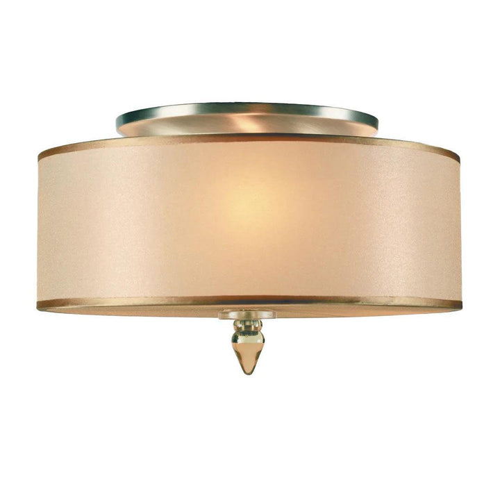 Norwalk Collection - Antique Brass Flush Mount