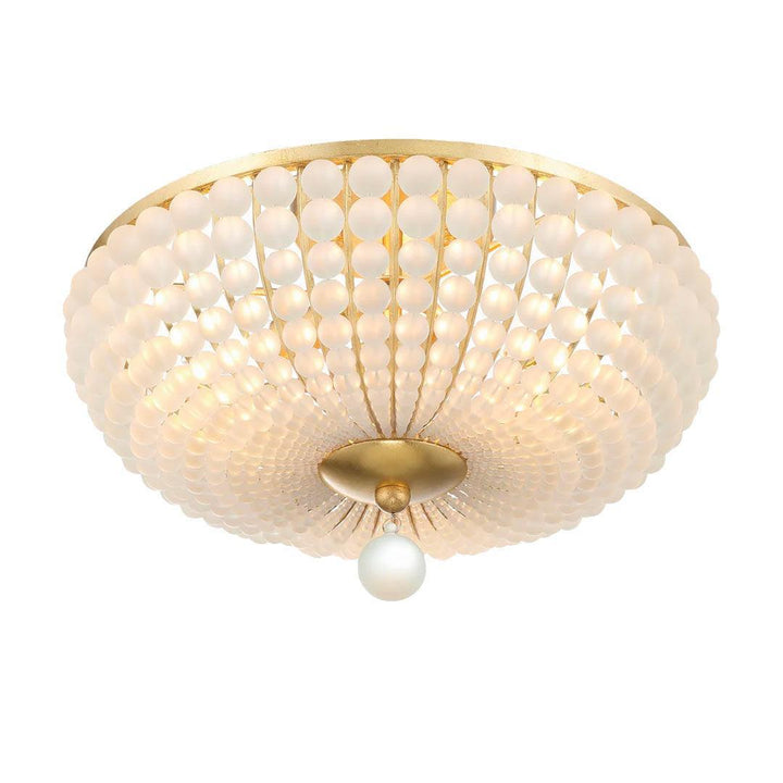 Seneca Collection - Gold Flush Mount - W:40cm