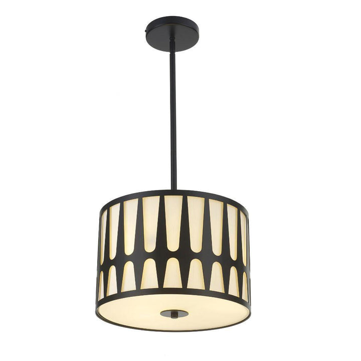 Shyla Collection - Pendant - Matte Black - W:38cm