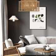 Jana Collection - Flush Mount - Rattan