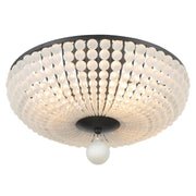 Seneca Collection - Matte Black Flush Mount  - W:46cm