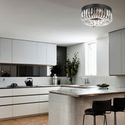 Clover Collection - Semi Flush Mount - Charcoal Bronze