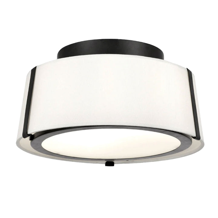 Kendal Collection - Flush Mount Chandelier- W:31cm - Matte Black Frame