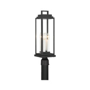 Atlas Collection - 4 Light - Outdoor Post Chandelier - Matte Black - W:16.5cm