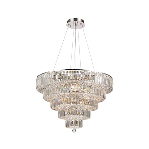 Large silver discount pendant light