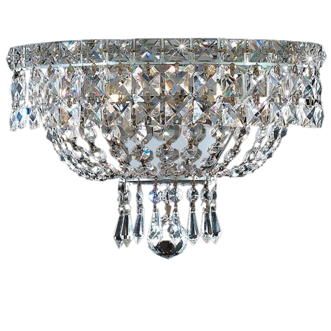 Empress Wall Light Sconce - CHROME - W:30cm - Designer Chandelier Australia