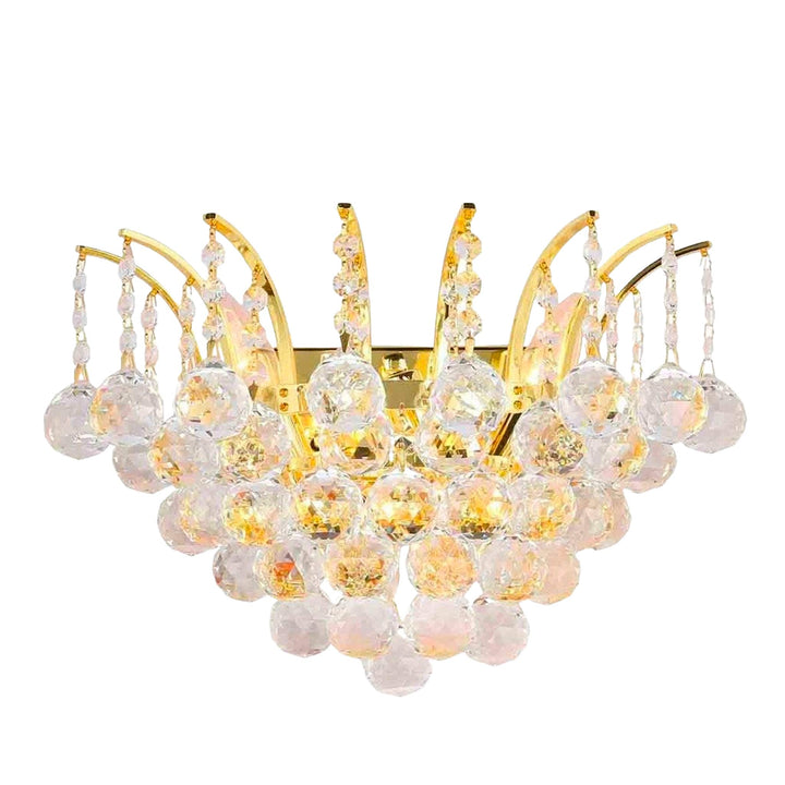 Cascading Empress Wall Sconce -Gold - W:40cm - Designer Chandelier Australia