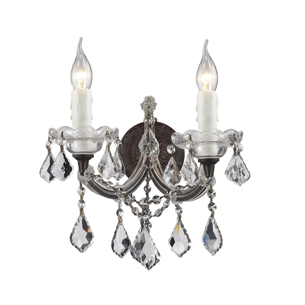 Double Maria Theresa Wall Light Sconce - RUSTIC