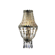 French Basket Wall Sconce Light - Antique Bronze - W:15cm