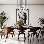 Rayne Collection - Round Cluster - W: 80cm H: 120cm - Chrome