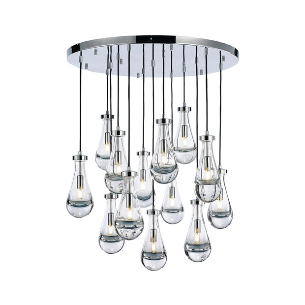Rayne Collection - Round Cluster - W: 80cm  H: 120cm - Chrome