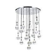 Rayne Collection - Round Cluster - W: 100cm H: 150cm - Chrome