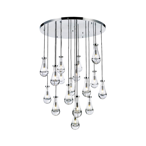 Rayne Collection - Round Cluster - W: 100cm H: 150cm - Chrome