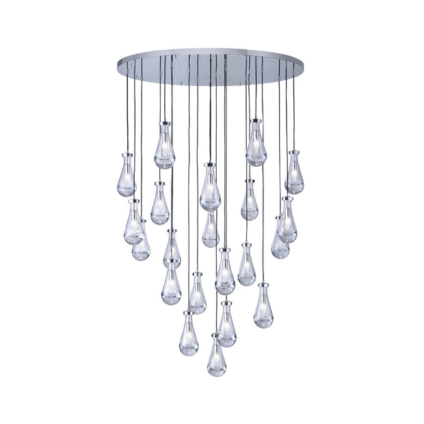 Rayne Collection - Round Cluster - W: 120cm  H: 200cm - Chrome