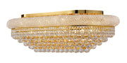 Royal Empress Flush Mount OVAL Basket Chandelier - GOLD - W:90cm