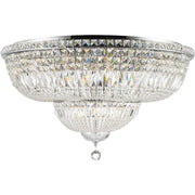 Empress Flush Mount Basket Chandelier - CHROME - Width: 94cm