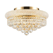 Royal Empress Flush Mount Basket Chandelier - GOLD - W:40cm