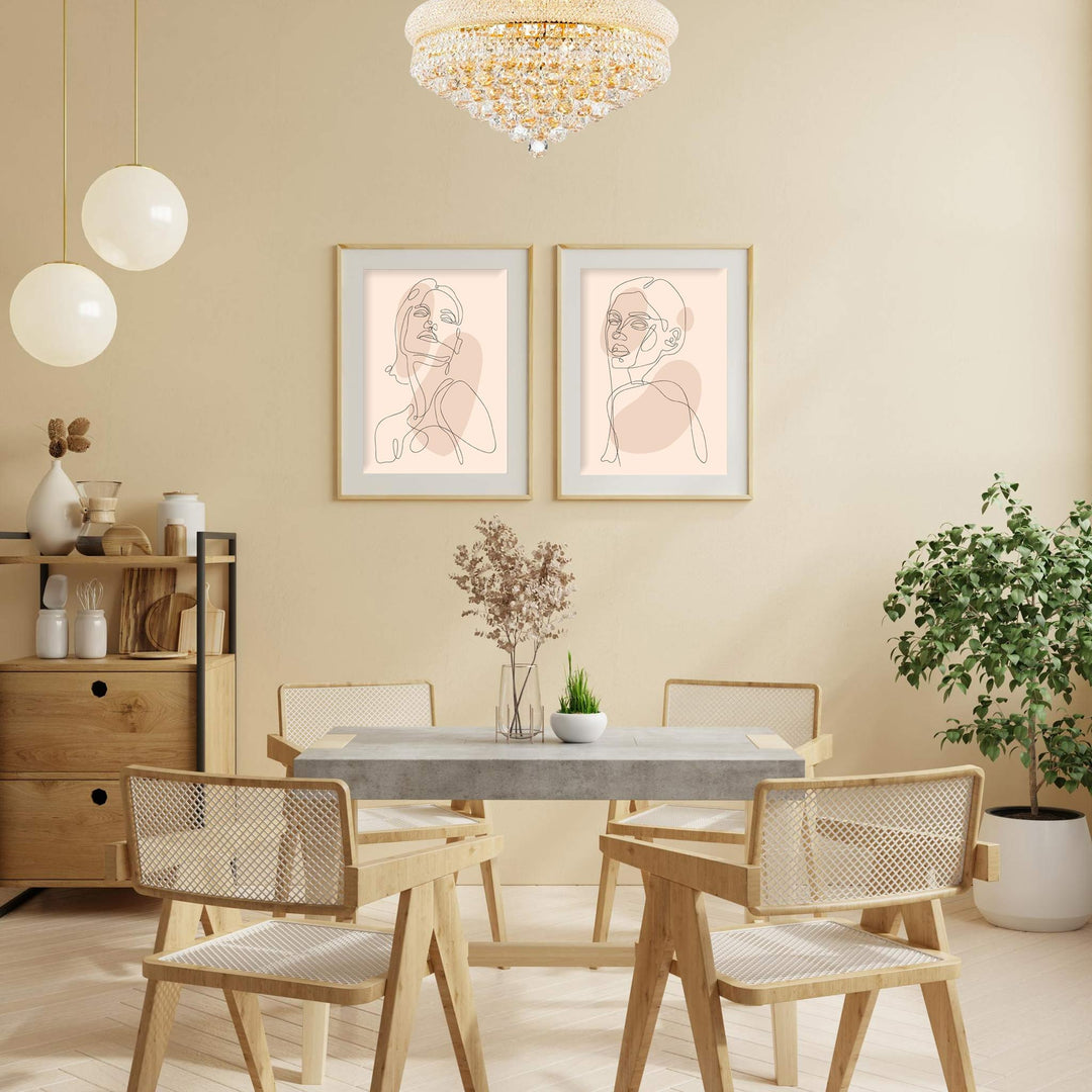 Royal Empress Flush Mount Basket Chandelier - GOLD - W:60cm - Designer Chandelier Australia