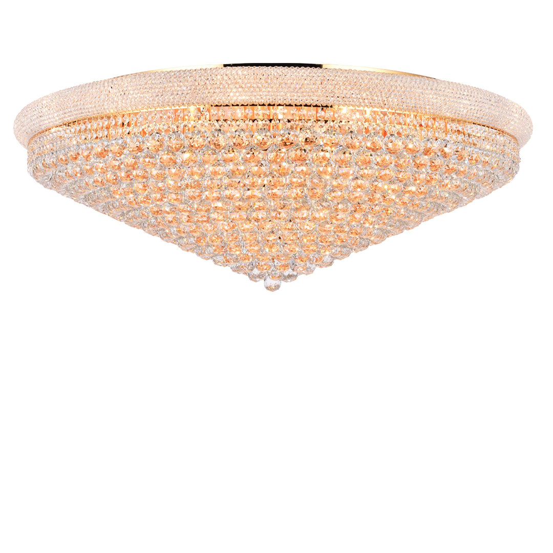 Royal Empress Flush Mount Basket Chandelier - Gold - W:120cm - Designer Chandelier Australia