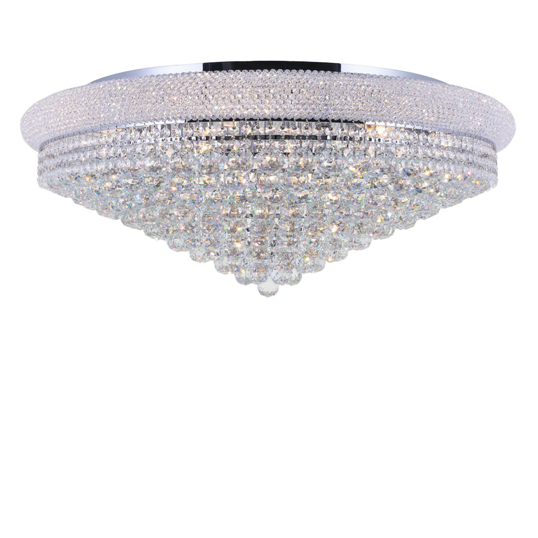 Royal Empress Flush Mount Basket Chandelier - CHROME - W:90cm - Designer Chandelier Australia