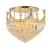 Royal Empire Flush Mount GOLD Basket Chandelier- W:50cm