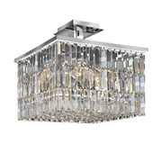 Modena Semi Flush Crystal Pendant - Square W:40 H:40