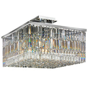 Modena Semi Flush Crystal Pendant - Square W:50 H:40