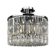 Modena Semi Flush Crystal Pendant - Round W:40 H:40